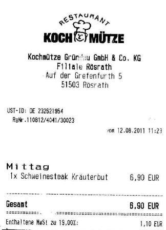 ncdt Hffner Kochmtze Restaurant